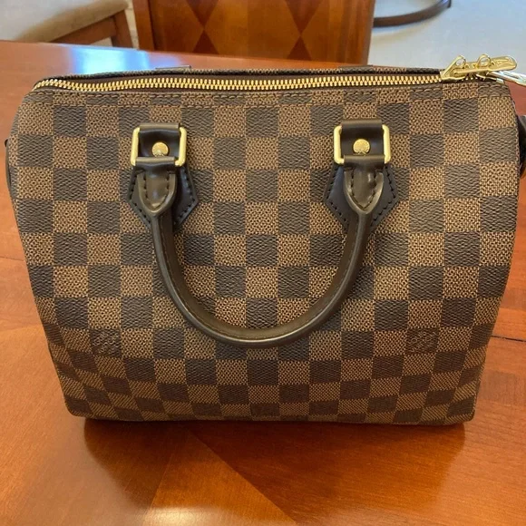 Louis Vuitton Damier Ebene Speedy Bandouliere 25 - Picture 1 of 15